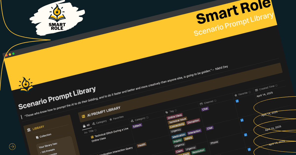 Smart Role scenario prompt library